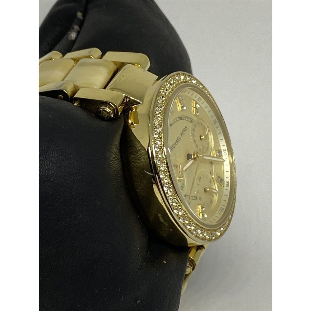 Michael Kors Parker MK5842 Women's Gold Stainless Steel Analog Dial Watch EY651 - Picture 5 of 12